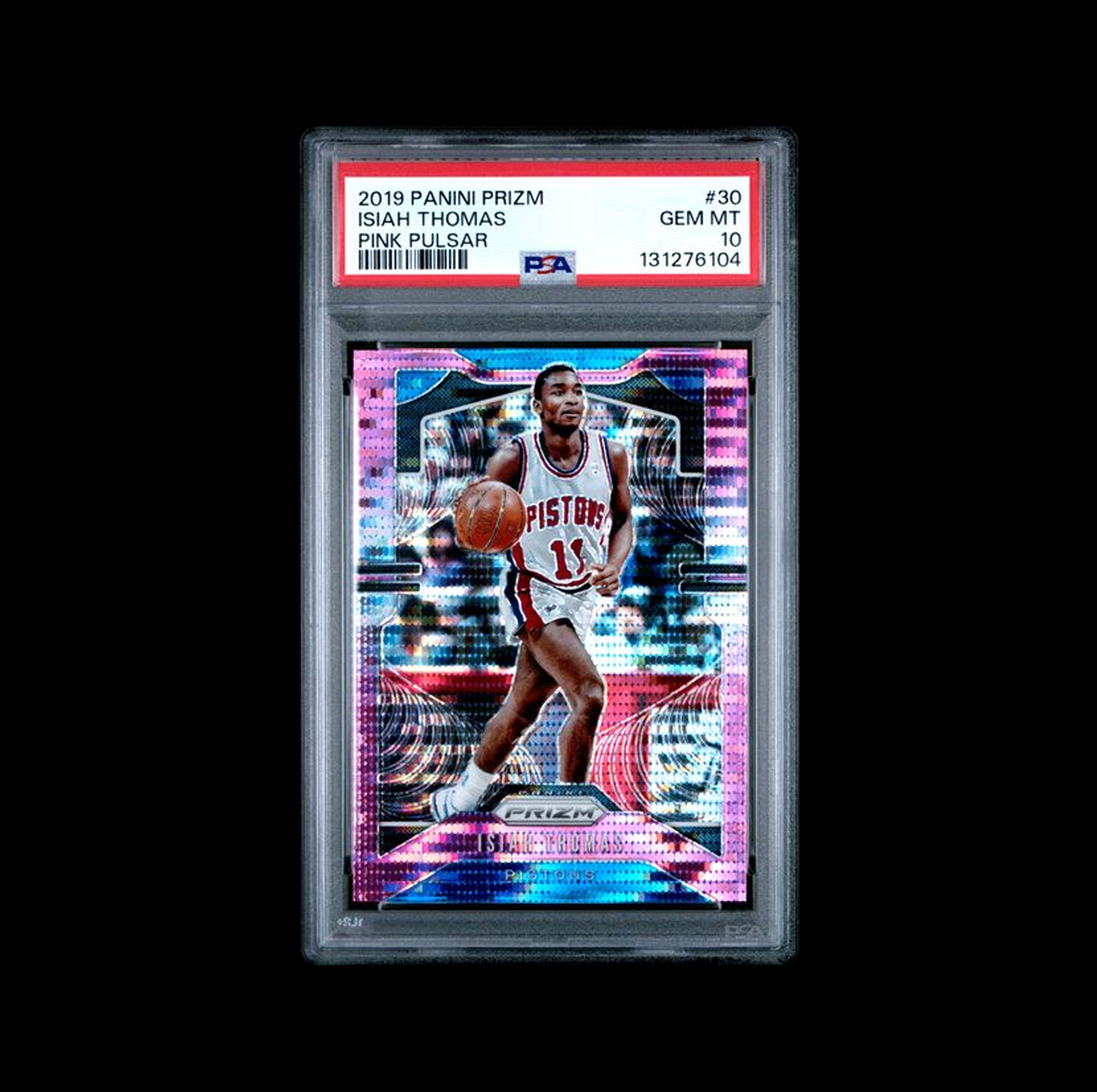 2019 PANINI PRIZM #30 ISIAH THOMAS PINK PULSAR