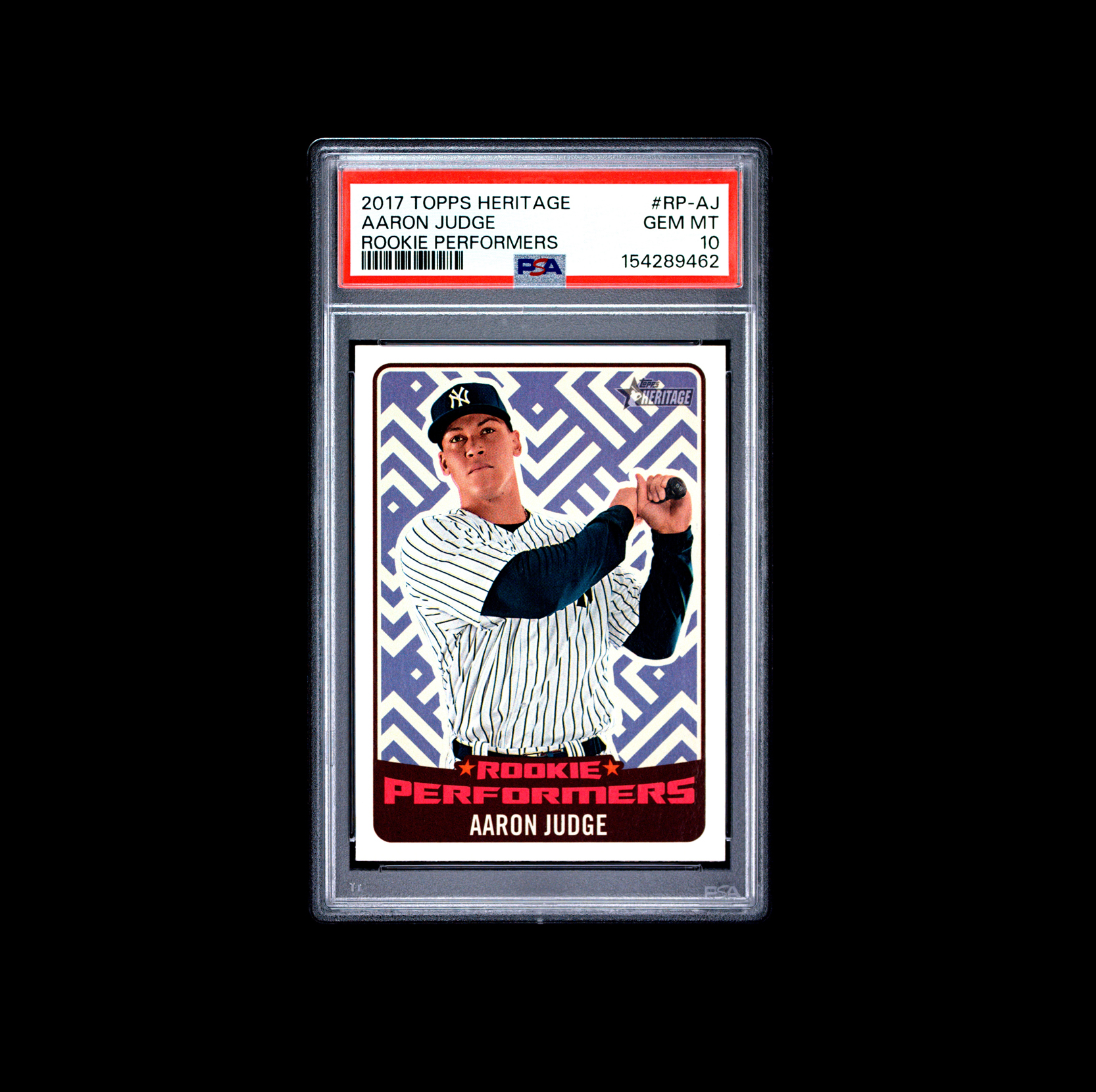 2017 TOPPS HERITAGE ROOKIE PERFORMERS #RP-AJ AARON JUDGE ROOKIE PERFORMERS