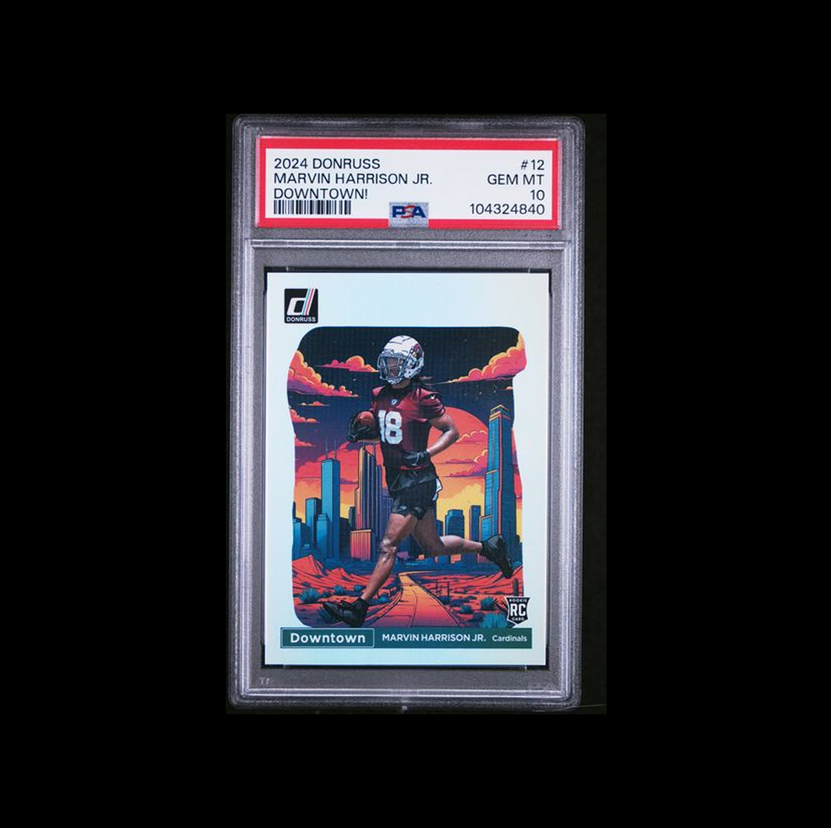 2024 PANINI DONRUSS DOWNTOWN! #12 MARVIN HARRISON JR.
